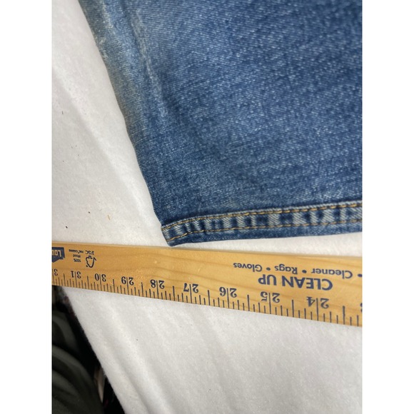 Levi Strauss & Co 505 Regular Fit Straight Leg Jeans Blue Wash Mens Size 38x30 - Picture 7 of 9